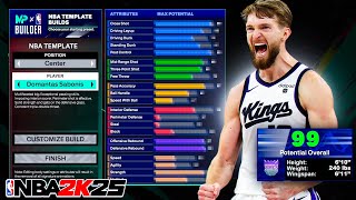BEST DOMANTAS SABONIS BUILD | NBA 2K25 NEXT GEN