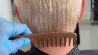 Pixie Haircut for Thin Hair by Vivyan Hermuz! 🤩✂️🏆✨ #haircut #pixiehaircut #razorhaircut #thinhair