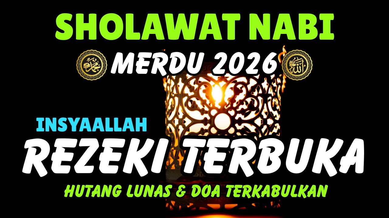 AMALKAN MALAM INI JUGA, DZIKIR PEMBUKA REZEKI | Al malikul Haqqul Mubin , Sholawat Nabi Muhammad SAW