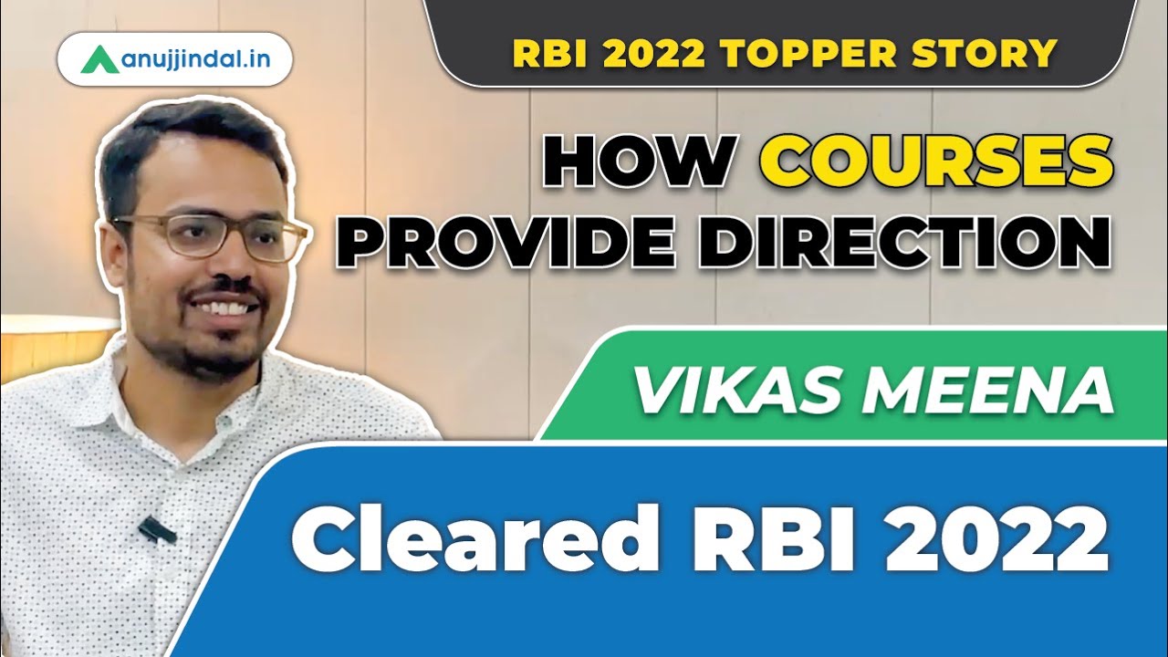 Anuj Ranjan Rbi RBI Grade B Interview | RBI Topper | RBI 2022 Rankers Interview | Anuj ...
