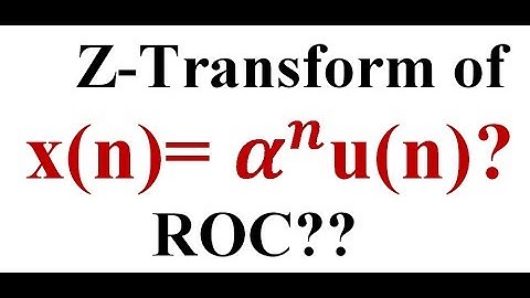 Q3a. Determine the Z- Transform of the signal (Part 1)