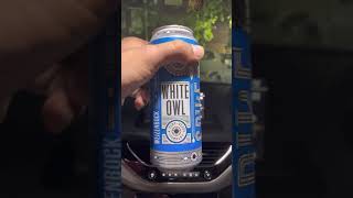 White owl beer in blue tata nexon