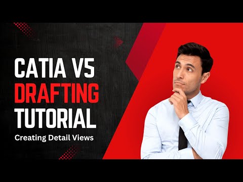 Catia V5 Drafting Tutorial: Creating detail views