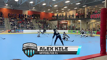 Roller Hockey Goal  - Alex Kile with the One T Snipe