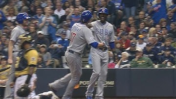 CHC@MIL: Bryant drills his first Major League homer