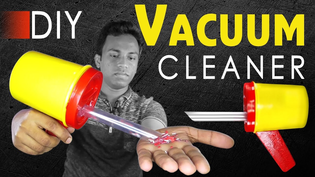 How to Make a Vacuum Cleaner from Plastic Jar DIY Vacuum Cleaner DC