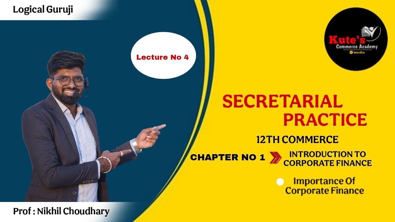 Lecture -4-Introduction to corporate finance 