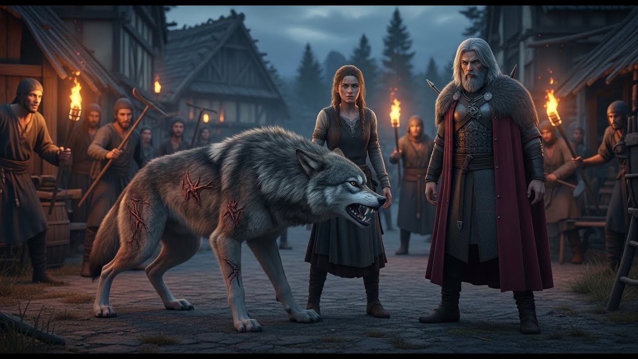 The Wolf Growled at the Entire Village — Until the Alpha King Stood Beside Her
