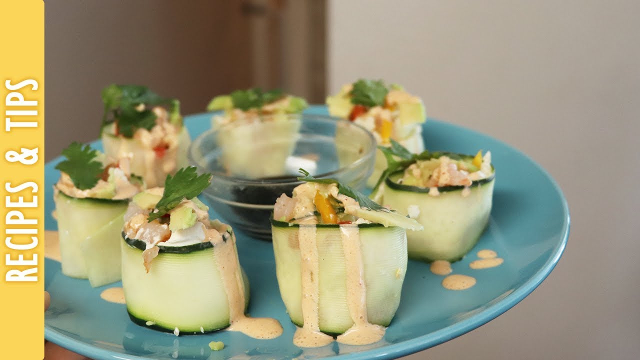 Low Carb, Gluten Free Sushi Recipe, Keto Approved- JohanaCaudiG's - YouTube