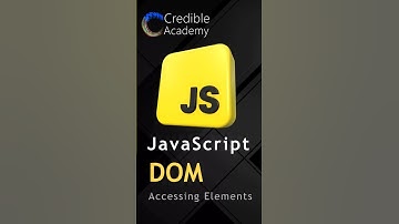 How to access DOM with elements in JavaScript?#html #javascript #shorts