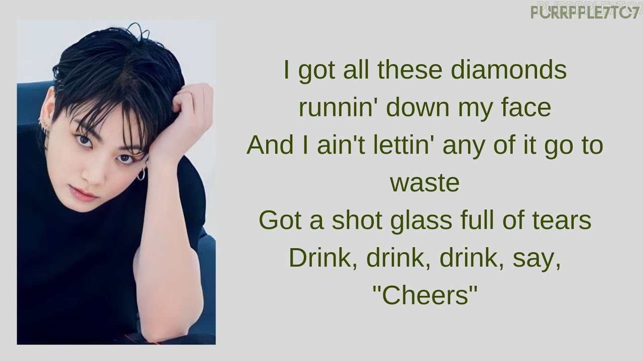 JUNGKOOK Shoot Glass Of Tears Easy Lyrics - YouTube