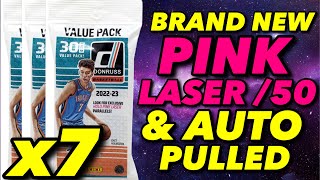 WE PULLED AN AUTO & A NUMBERED /50 CARD!!! BRAND NEW 2022-2023 DONRUSS BASKETBALL VALUE PACK REVIEW