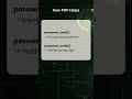 Password Hashing in PHP | password_hash & password_verify | Interview Question