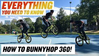 6 WAYS TO IMPROVE YOUR BUNNYHOP 360 | BMX HOW TO