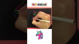 Dibujando un unicornio arcoiris | Dibujos fáciles