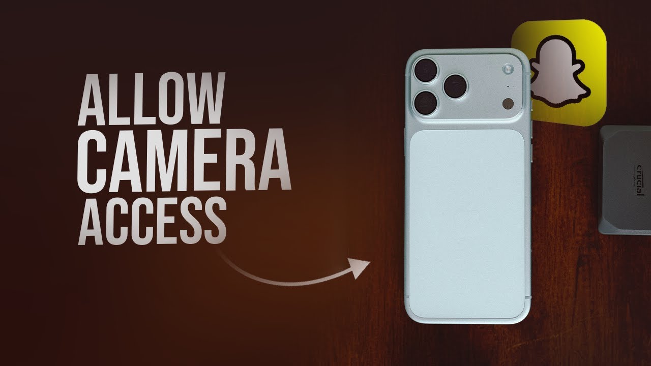How to Allow Camera Access on Snapchat in iPhone (tutorial)