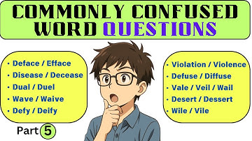 The Most Confusing Words in English ! (Part 5) | Avoid These Common Mistakes! #english #quiz