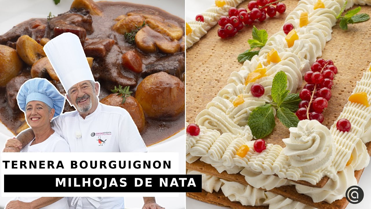 ¡TRIUNFARÉIS EN NOCHEVIEJA! Ternera Bourguignon y Tarta Milhojas con Arguiñano