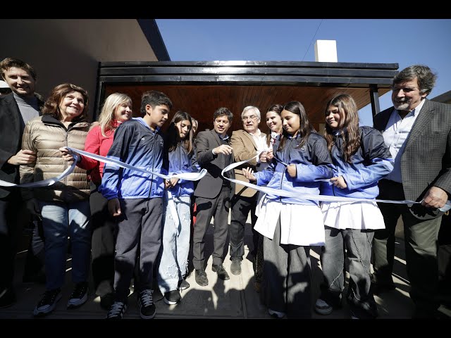 Inauguración de obra de ampliación en la Escuela Primaria N°45 en General Villegas