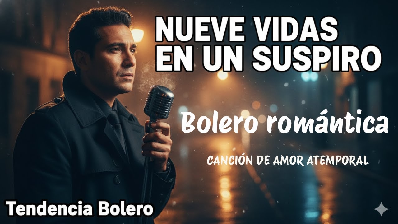 Nueve Vidas en un Suspiro - Bolero Romántico de Desamor | #amor #musica #bolero