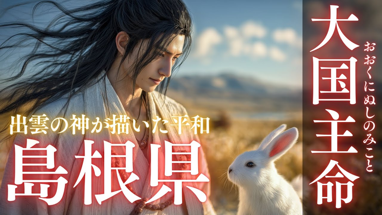 島根県｜出雲の神・大国主命が描いた平和の国づくり｜力ではなくやさしさで国は育つ…日本神話の物語【47都道府県シリーズ】