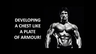 DEVELOPING A CHEST LIKE A PLATE OF ARMOUR! FRANK ZANE GOLDEN ERA SERIES!