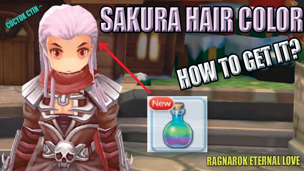 Kawaii SAKURA HAIR COLOR RAGNAROK M ETERNAL LOVE YouTube