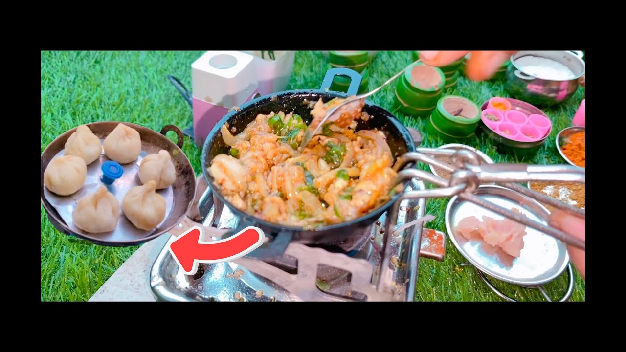 Mini Chicken Momos Magic! 🍗🥟 Mini Kitchen Art's Flavorful Miniature