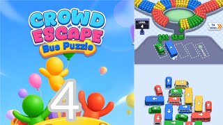 Crowd Escape: Bus Puzzle – Level 4: Boarding Challenge #crowdescapebuspuzzle #crowdescape #puzzle  screenshot 3