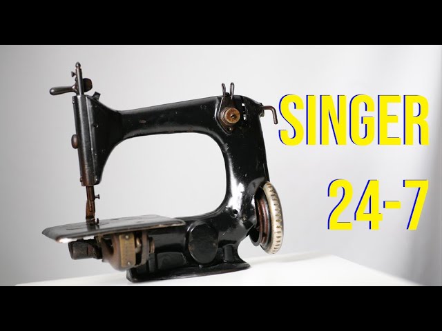 Introduction to a Singer 24-7. First time sewing. 
