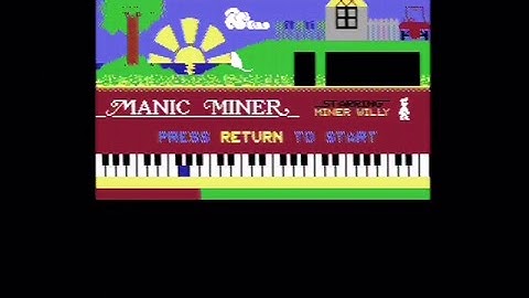 Manic Miner C64 Played Badly (Un-Emulated)