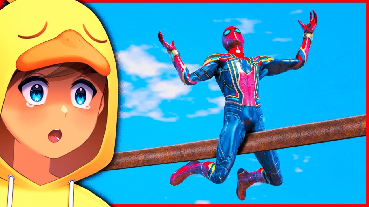 Fails ENGRAÇADOS do Homem Aranha no GTA 5  Saito Reage