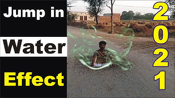 Jump in the Water/water floor video Editing traning with kinemaster 2021