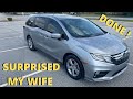 I SUPRISE MY WIFE WITH THE FINISHED 2019 HONDA ODYSSEY EXL FINALE