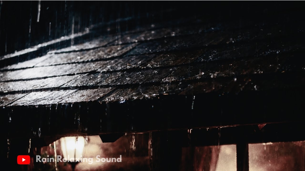 Midnight Rain Patter on a Cabin Roof | Relaxing Sounds to Quiet the Mind #2