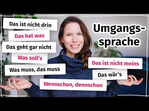 Video: Was bedeutet das umgangssprachliche Wort 