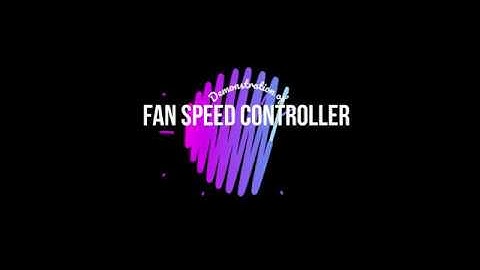 Fan Speed Controller using Fuzzy Logic