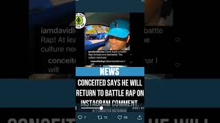 Celebrity CONCEITED MAKING A RETURN TO BATTLE RAP.. DO U THINK CON CAN HANG WID RUM NITTY? #shorts #conceited Wealth