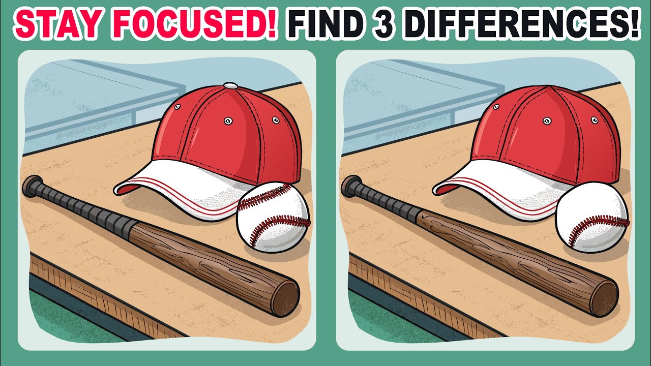 ONLY 1% CAN SPOT ALL 3 DIFFERENCES IN THESE 5 PUZZLES