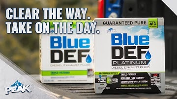BlueDEF and BlueDEF Platinum: Triple-Filtered + Guaranteed Pure | PEAK Auto