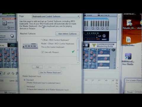 Axiom 49 Tutorial - Reason - Knobs and Faders working