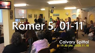 Midweek Study 2020-11-18, Römer 5, 1-11