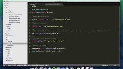 Setting up Phalcon\Debug in your application