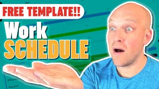 Work Schedule (Free Template) screenshot 2