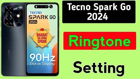 Tecno Spark Go 2024 me ringtone change kaise kare/How to ringtone setting in tecno spark go