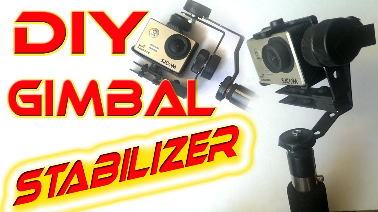 5 Gimbal Action Camera stabilizer   homemade tutorial DIY