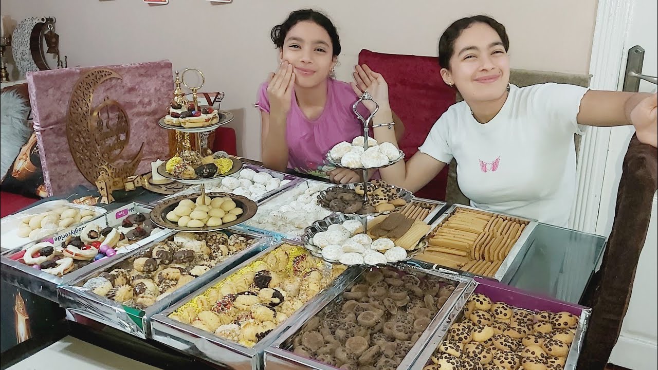 مشتريات كحك 🥮  وبسكوت وبيتيفور 🍥  للعيد2024 🎉الكوكيز والسابليه 🍪🍩 طعمهم يجنن 🥰