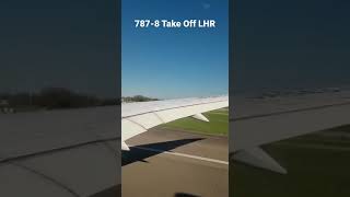 787-8 Take Off London Heathrow #JL42 #JAL42 #787