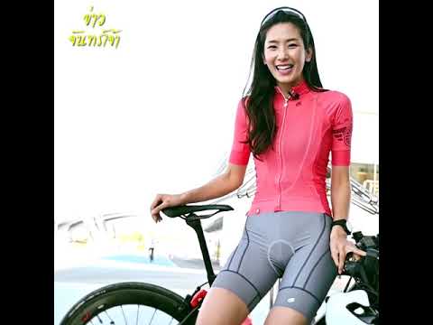 สาว นุ่ง รัด  New Update  นางฟ้านักปั่น “กอล์ฟ สุรัมภา” สาวสวยจากไตรกีฬา Ironman 70.3 Bangsaen