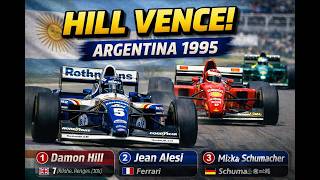 GP da Argentina 1995 COMPLETO – Damon Hill vence em Buenos Aires! F1 Clássica